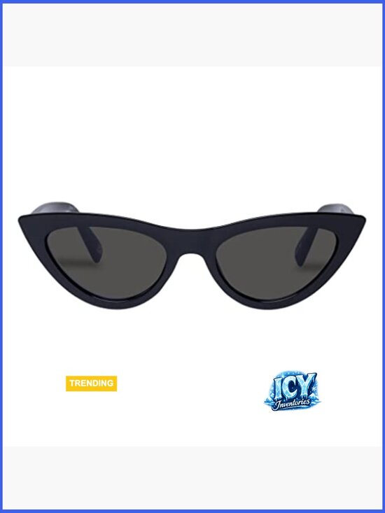 Sleek Slimline Cat Eye Sunglasses with UV Protection main image 6